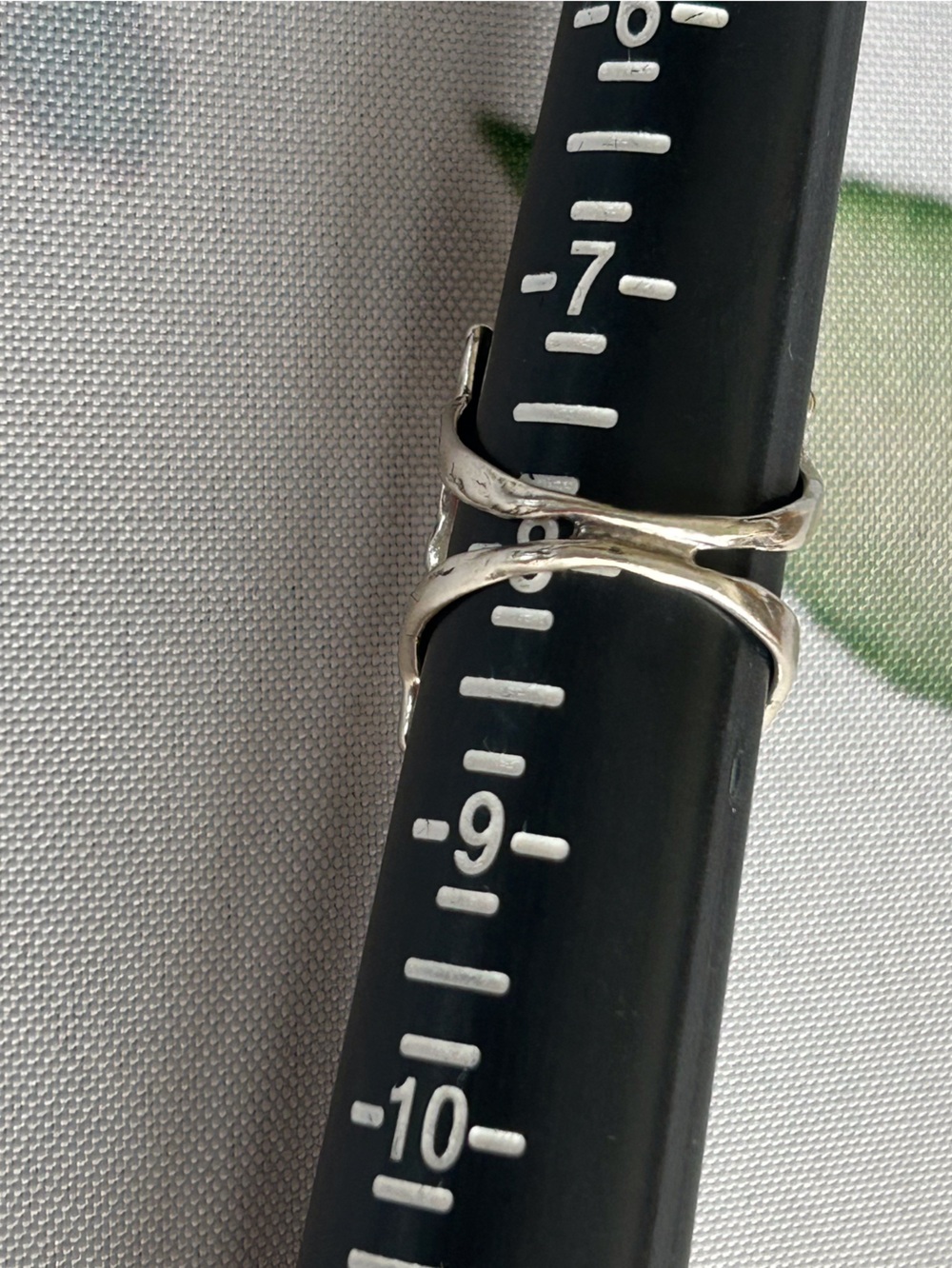 Grace & Heart, Fantasia Green Moss Agate Sterling Silver Ring - Size 8 - Picture 6 of 7
